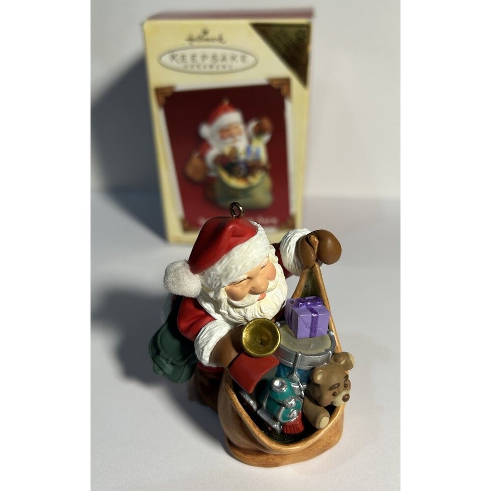 Hallmark 2005 Exclusive, Santa’s Magic Sack, , w Clips To Light Feature NMint